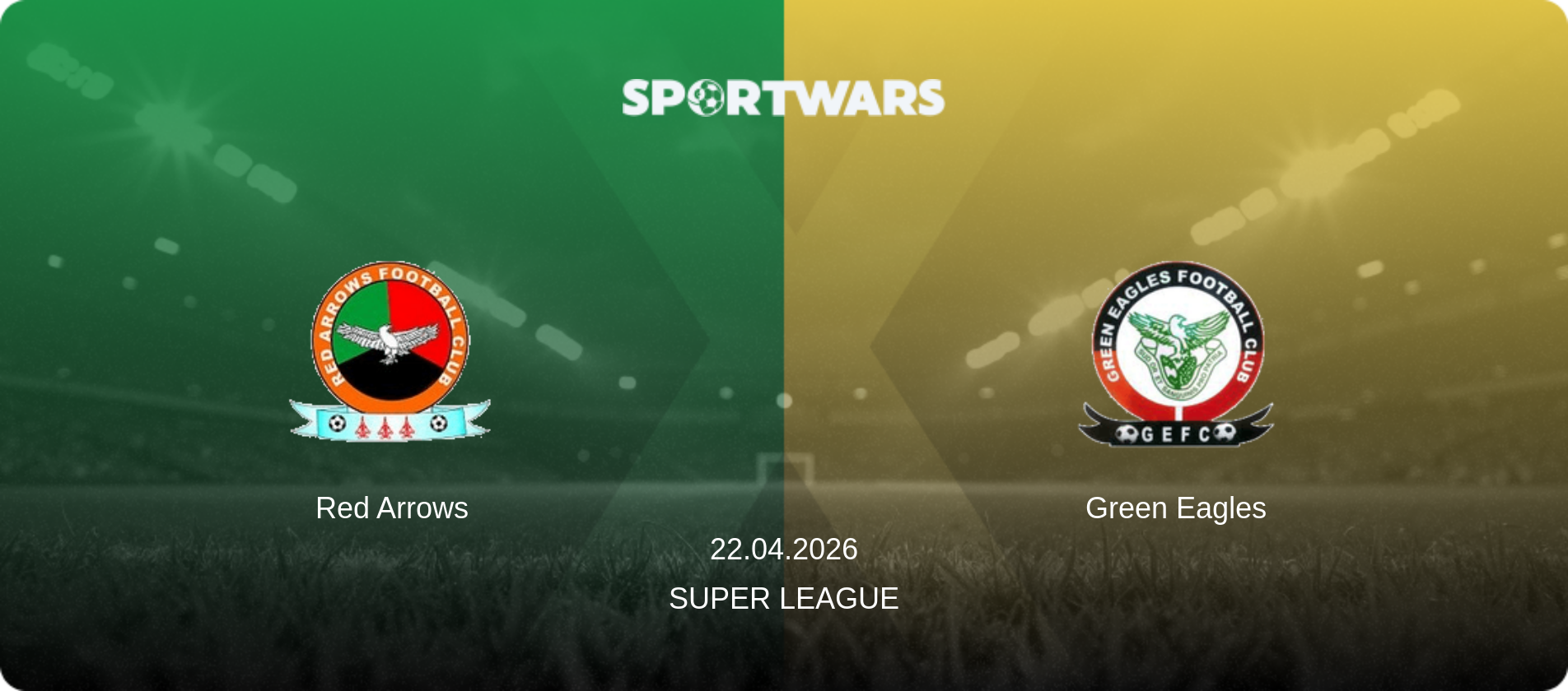Red Arrows — Green Eagles, 22.04.2026 — Super League (match preview)