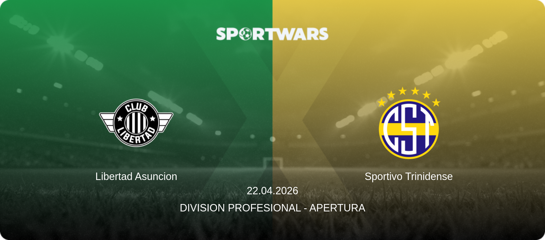 Libertad Asuncion — Sportivo Trinidense, 22.04.2026 — Division Profesional - Apertura (match preview)