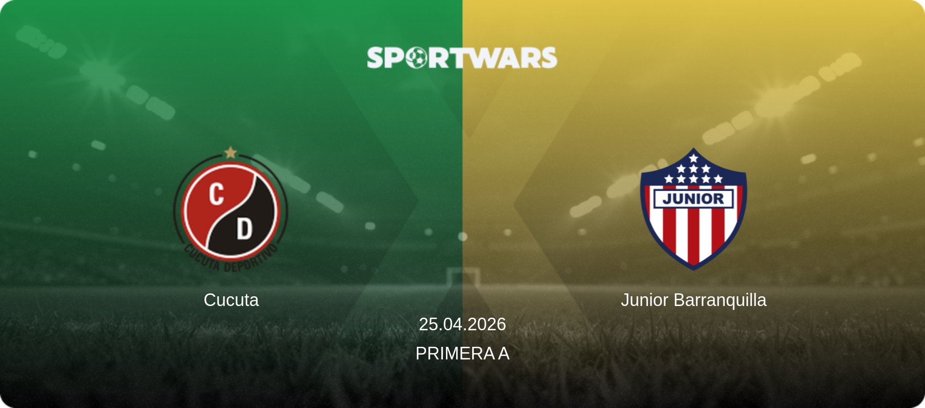 Cucuta — Junior Barranquilla, 25.04.2026 — Primera A (match preview)