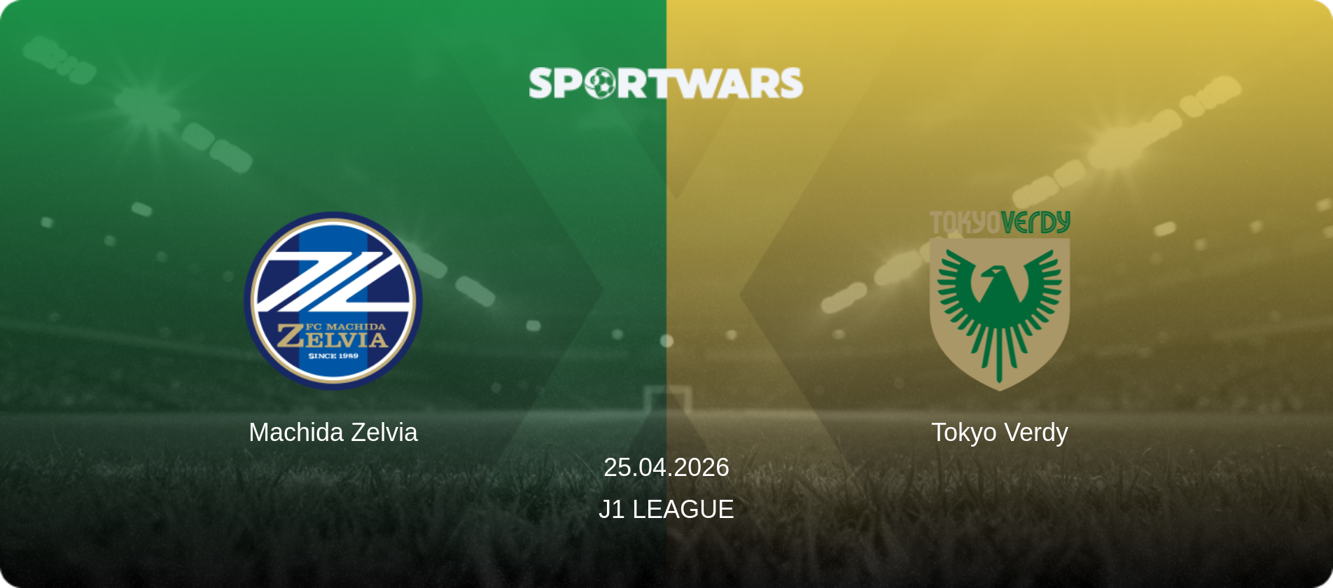 Machida Zelvia — Tokyo Verdy, 25.04.2026 — J1 League (match preview)