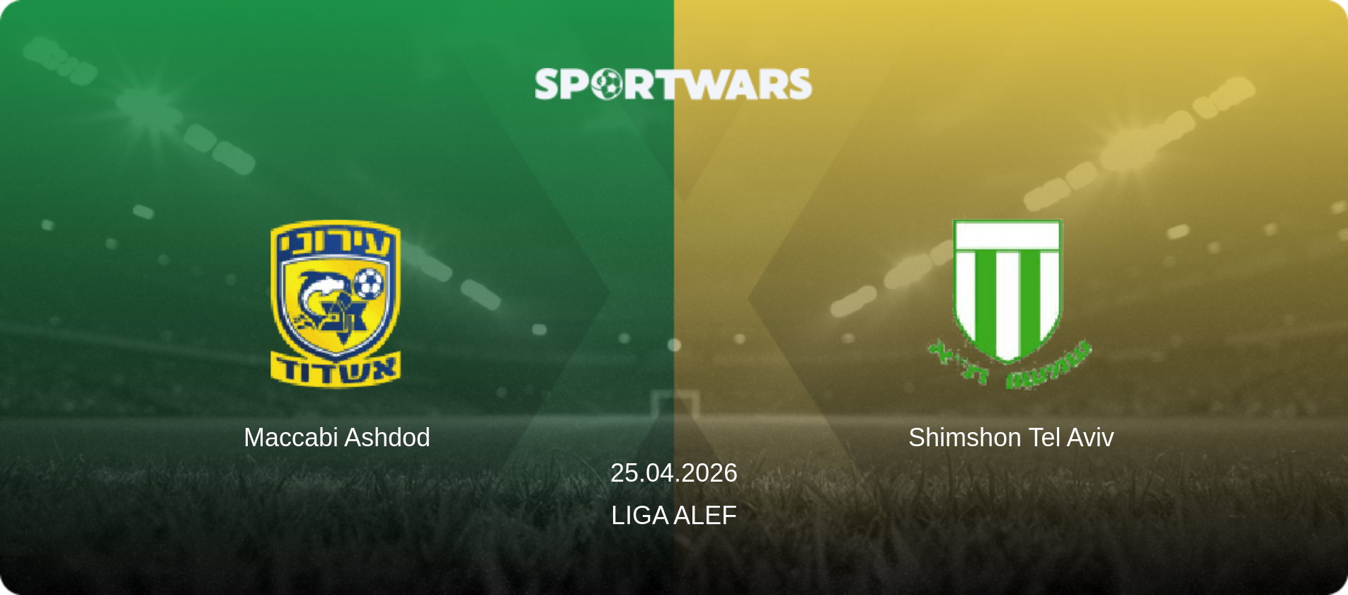 Maccabi Ashdod — Shimshon Tel Aviv, 25.04.2026 — Liga Alef (match preview)