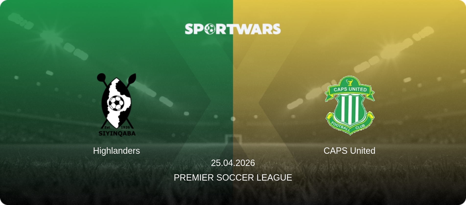 Highlanders — CAPS United, 25.04.2026 — Premier Soccer League (match preview)