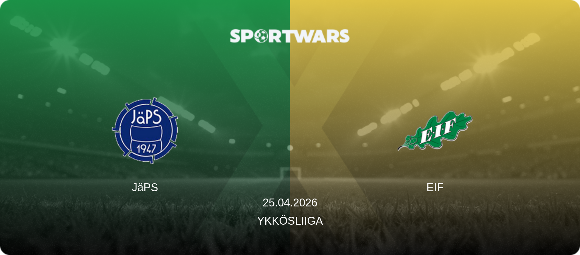 JäPS — EIF, 25.04.2026 — Ykkösliiga (match preview)