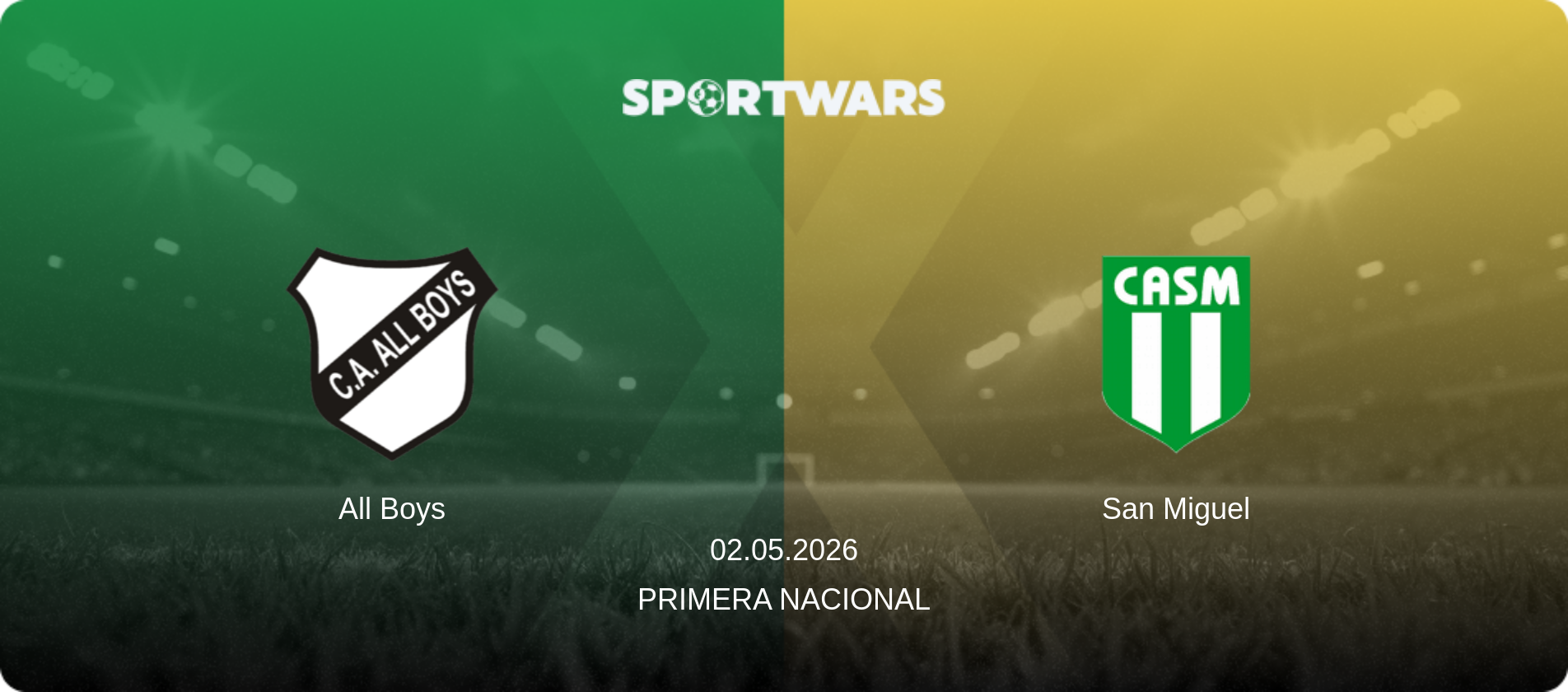 All Boys — San Miguel, 02.05.2026 — Primera Nacional (match preview)