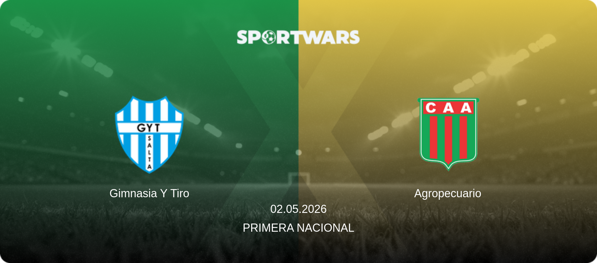 Gimnasia Y Tiro — Agropecuario, 02.05.2026 — Primera Nacional (match preview)