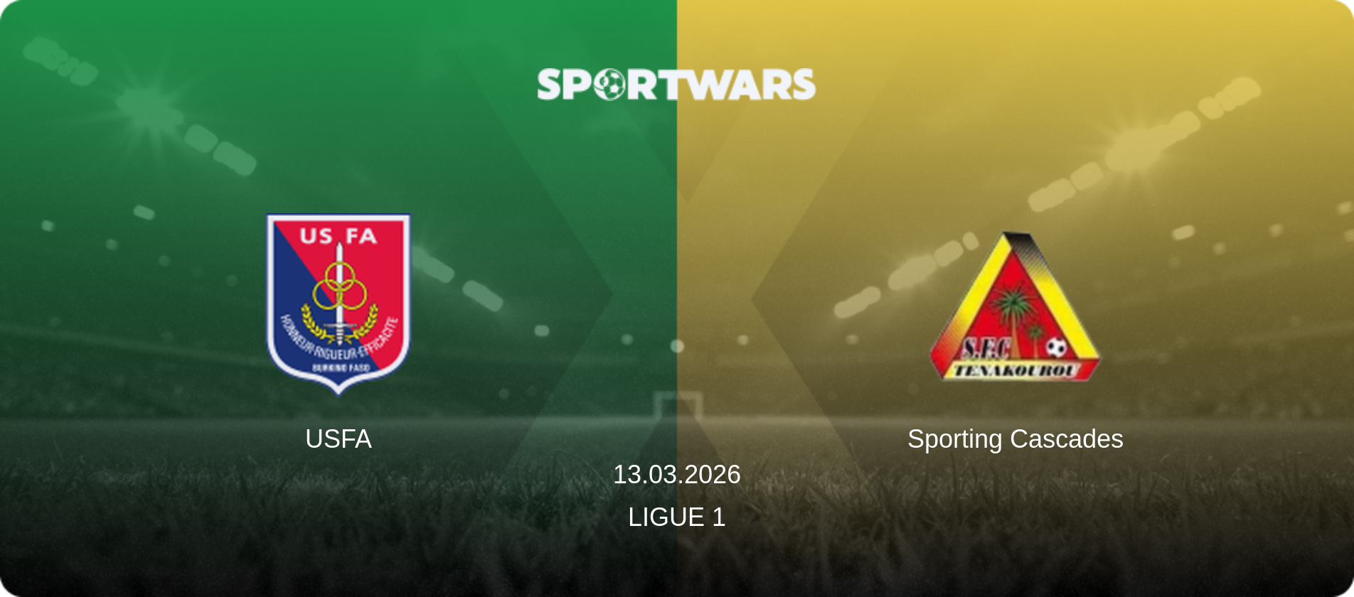 USFA — Sporting Cascades, 13.03.2026 — Ligue 1 (match preview)