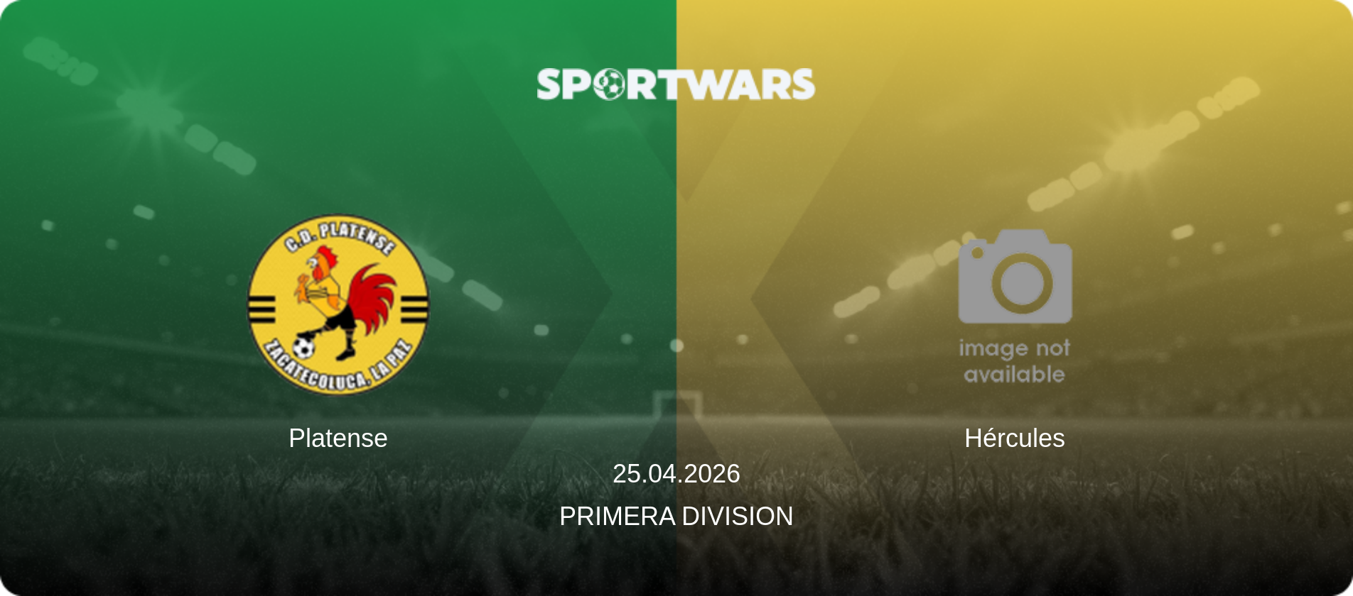 Platense — Hércules, 25.04.2026 — Primera Division (match preview)
