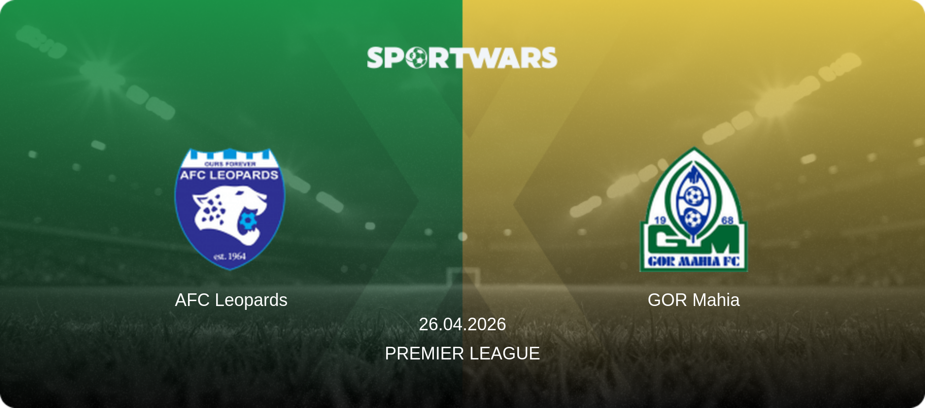 AFC Leopards — GOR Mahia, 26.04.2026 — Premier League (match preview)