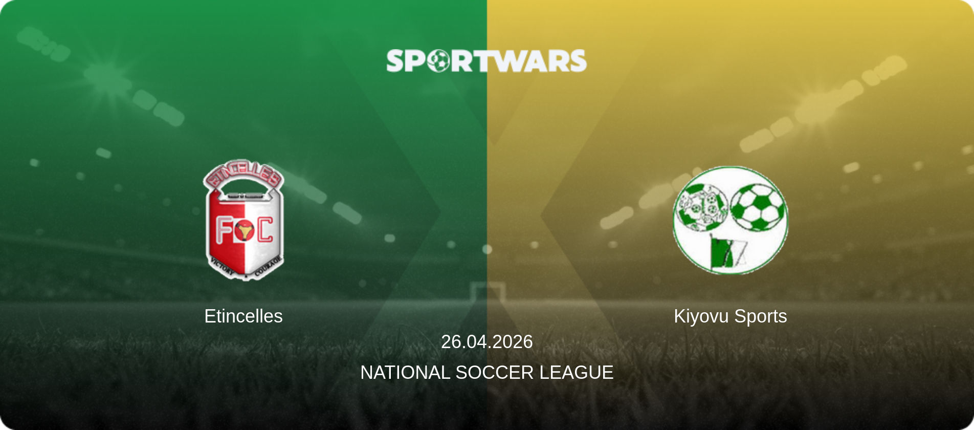 Etincelles — Kiyovu Sports, 26.04.2026 — National Soccer League (match preview)