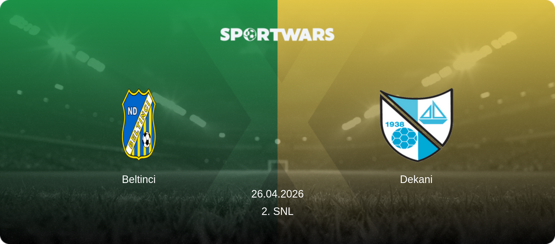 Beltinci — Dekani, 26.04.2026 — 2. SNL (match preview)