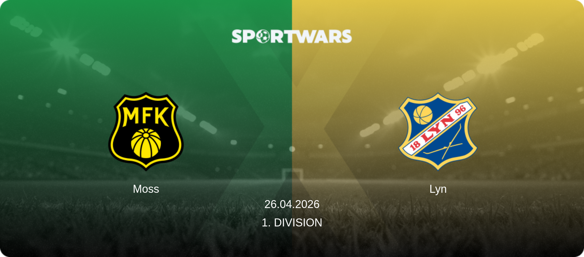 Moss — Lyn, 26.04.2026 — 1. Division (match preview)