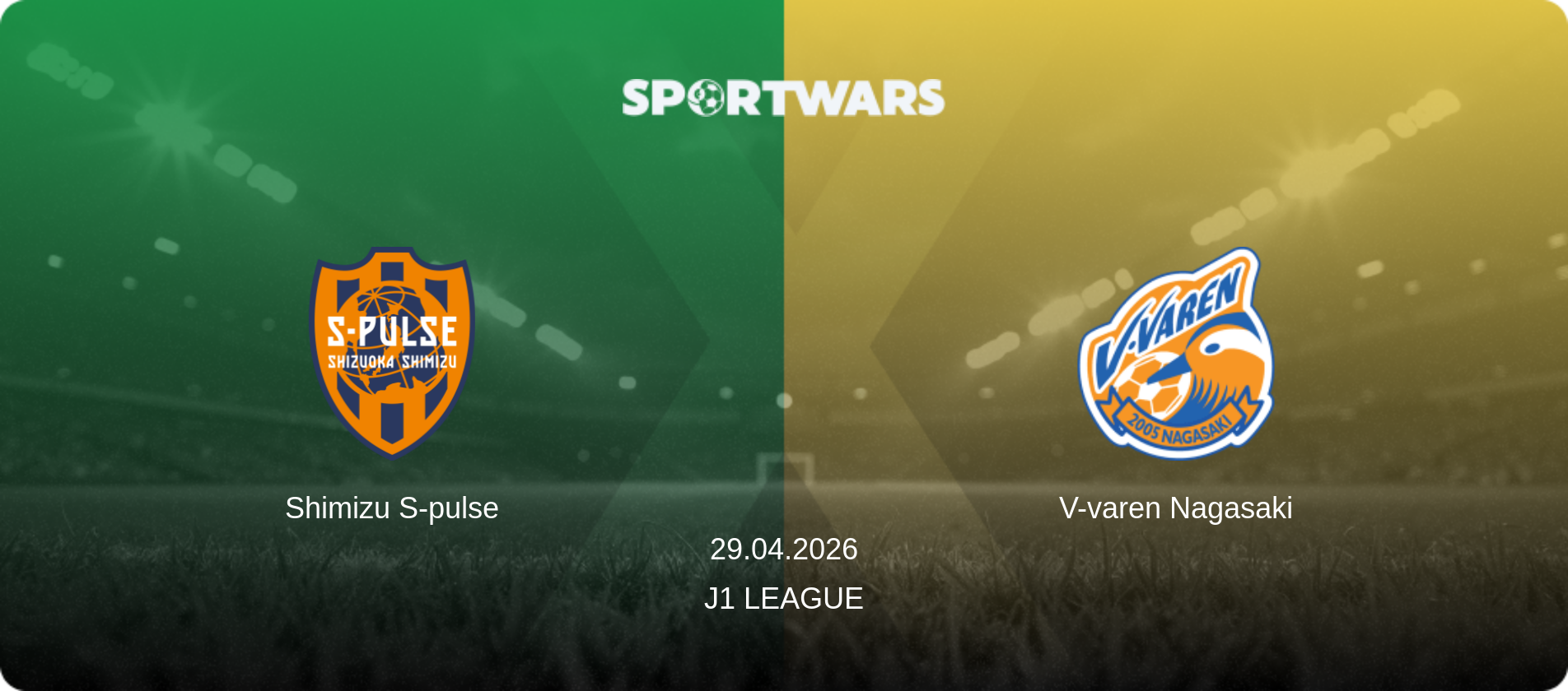 Shimizu S-pulse — V-varen Nagasaki, 29.04.2026 — J1 League (match preview)