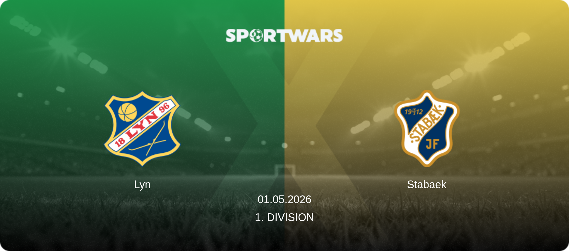 Lyn — Stabaek, 01.05.2026 — 1. Division (match preview)