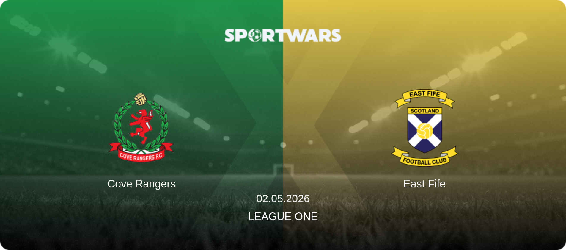Cove Rangers — East Fife, 02.05.2026 — League One (match preview)