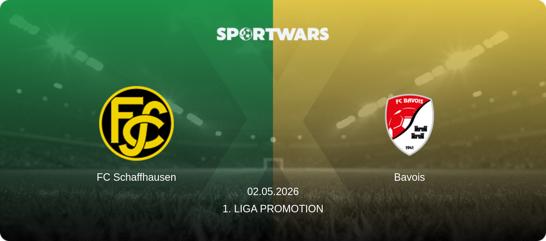 FC Schaffhausen — Bavois, 02.05.2026 — 1. Liga Promotion (match preview)
