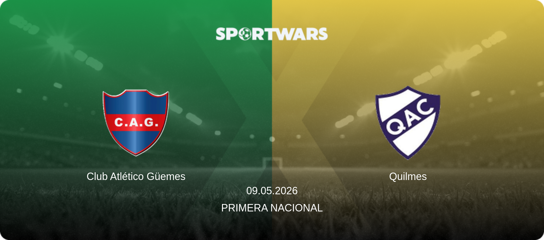 Club Atlético Güemes — Quilmes, 09.05.2026 — Primera Nacional (match preview)