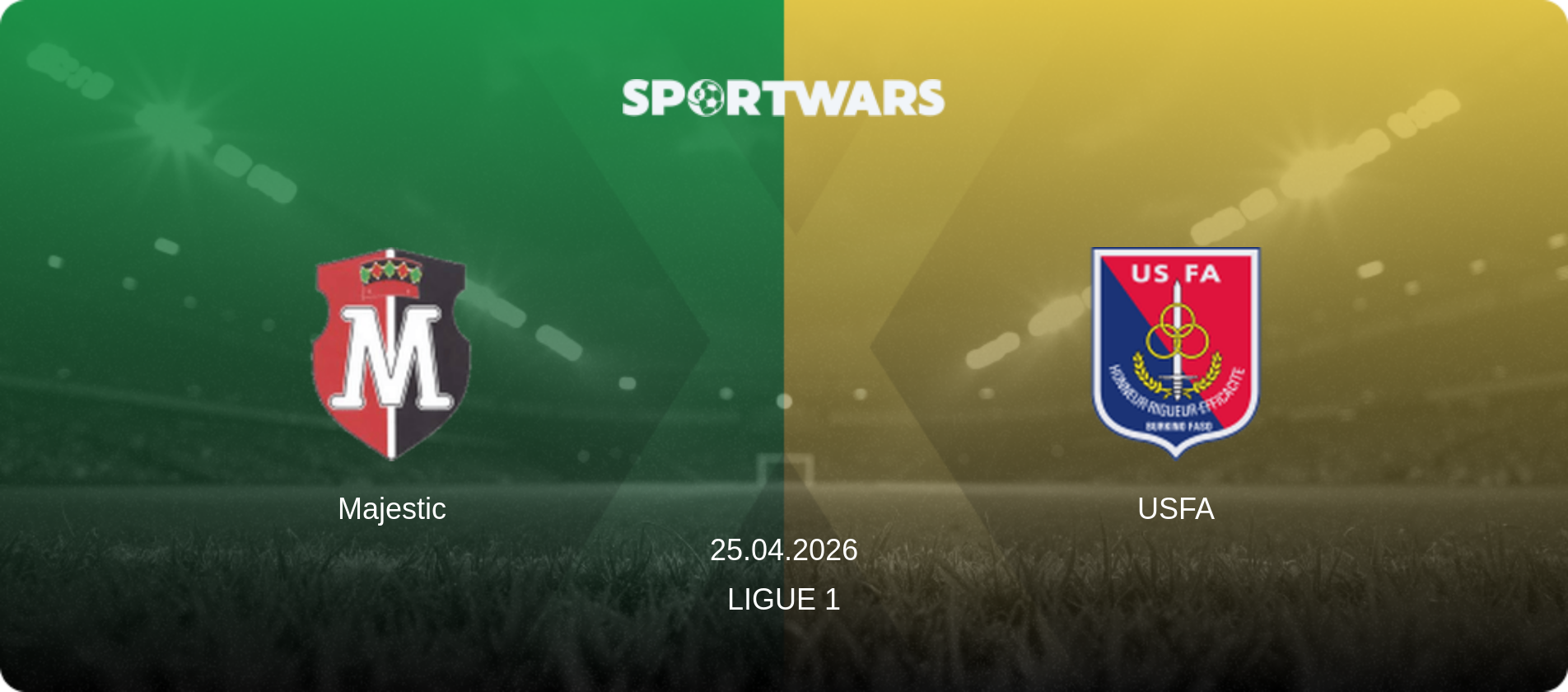 Majestic — USFA, 25.04.2026 — Ligue 1 (match preview)