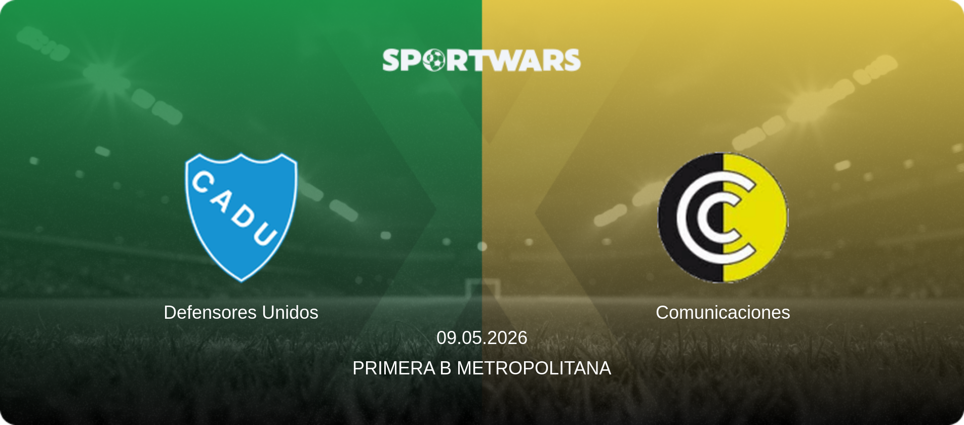 Defensores Unidos — Comunicaciones, 09.05.2026 — Primera B Metropolitana (match preview)