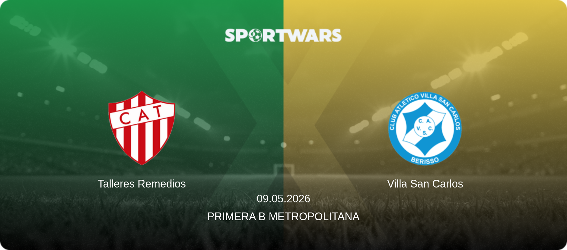 Talleres Remedios — Villa San Carlos, 09.05.2026 — Primera B Metropolitana (match preview)