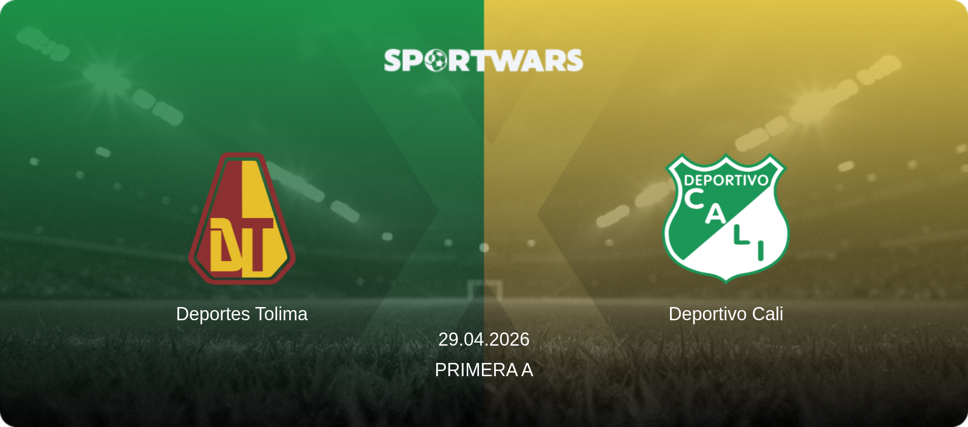 Deportes Tolima — Deportivo Cali, 29.04.2026 — Primera A (match preview)
