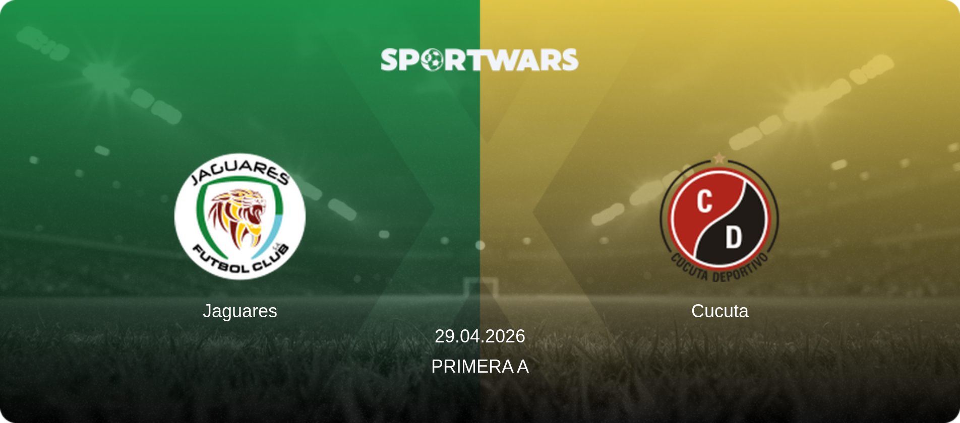 Jaguares — Cucuta, 29.04.2026 — Primera A (match preview)