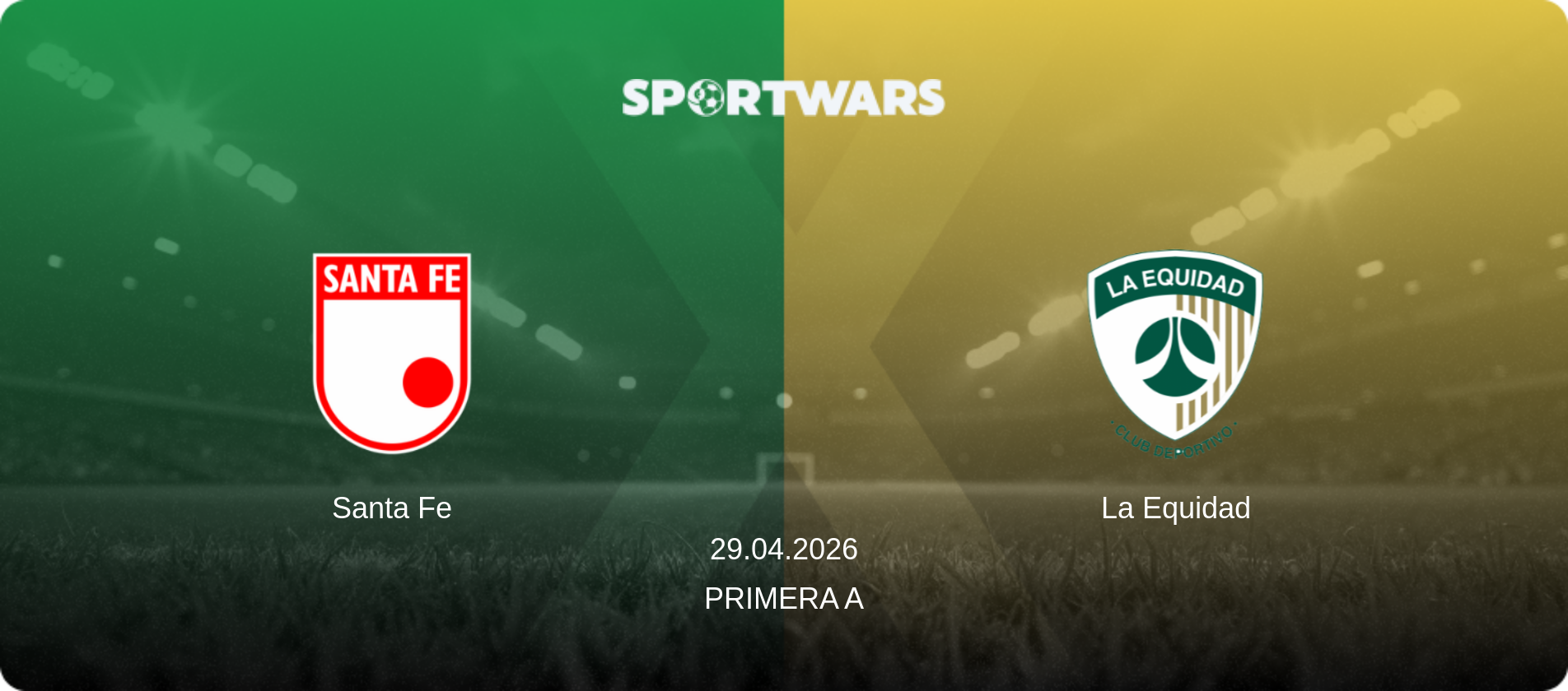 Santa Fe — La Equidad, 29.04.2026 — Primera A (match preview)