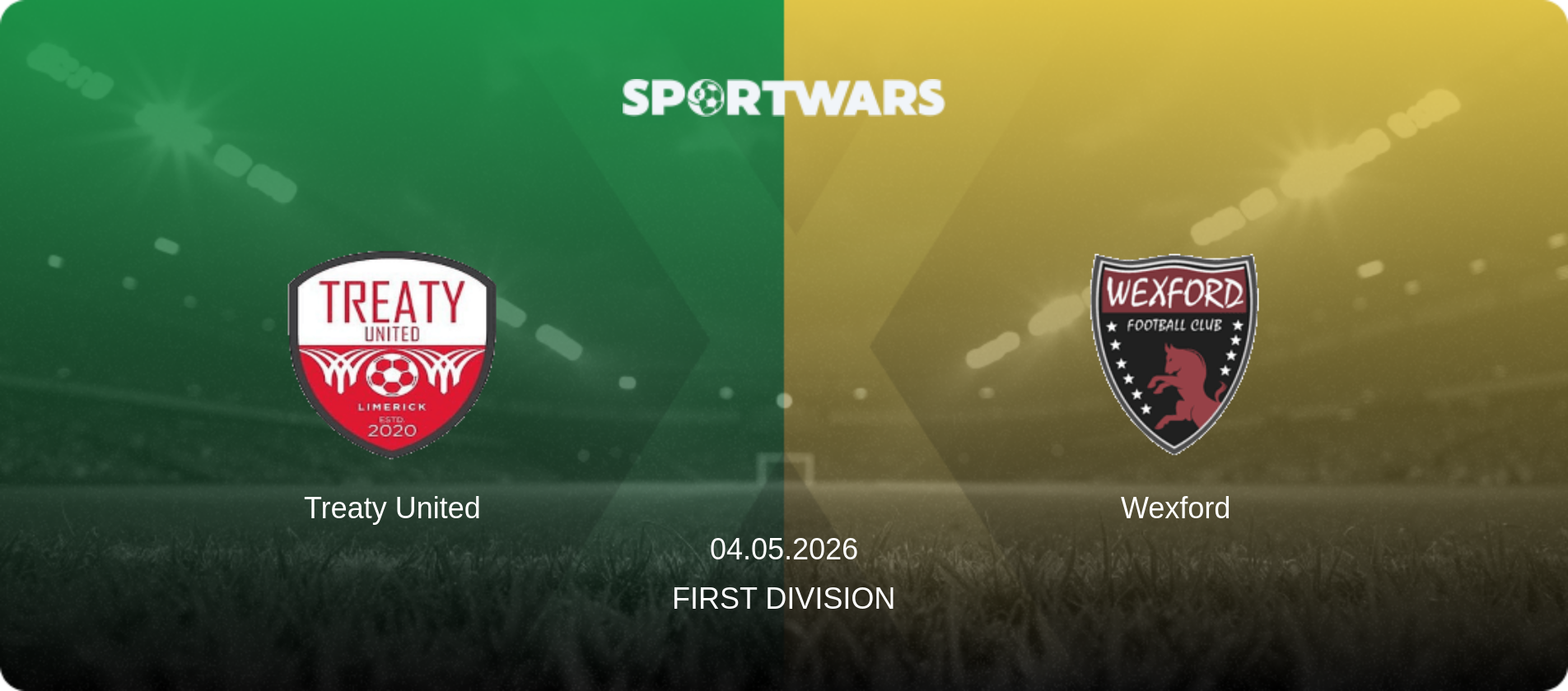 Treaty United — Wexford, 04.05.2026 — First Division (match preview)