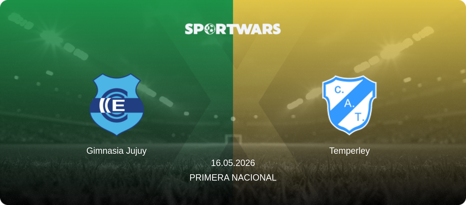 Gimnasia Jujuy — Temperley, 16.05.2026 — Primera Nacional (match preview)