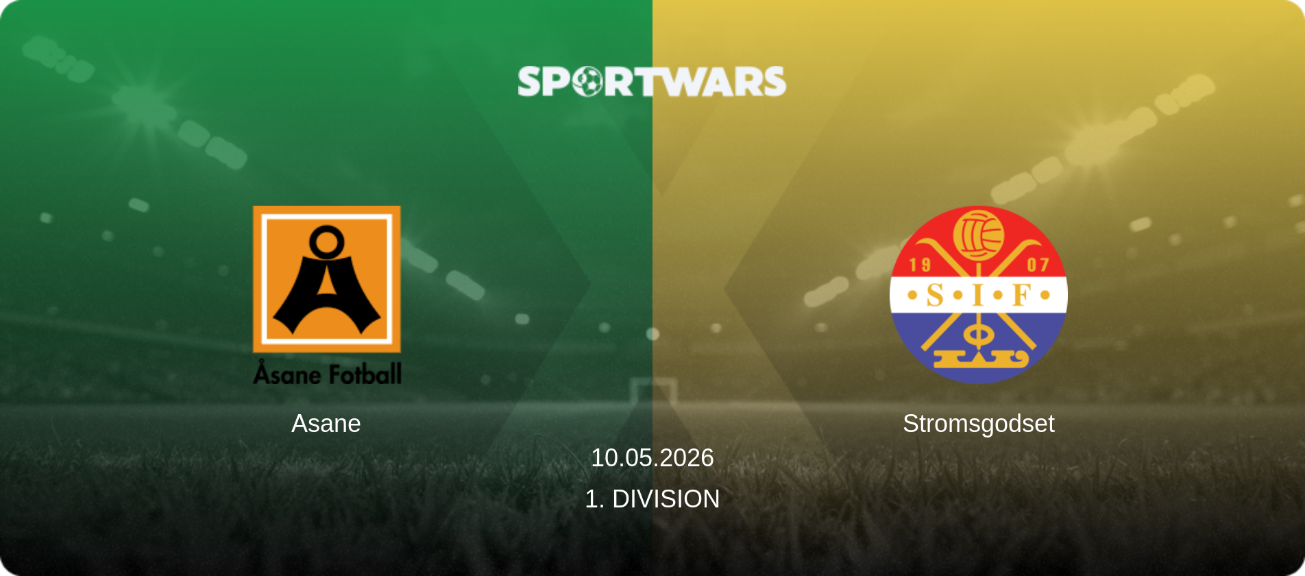 Asane — Stromsgodset, 10.05.2026 — 1. Division (match preview)