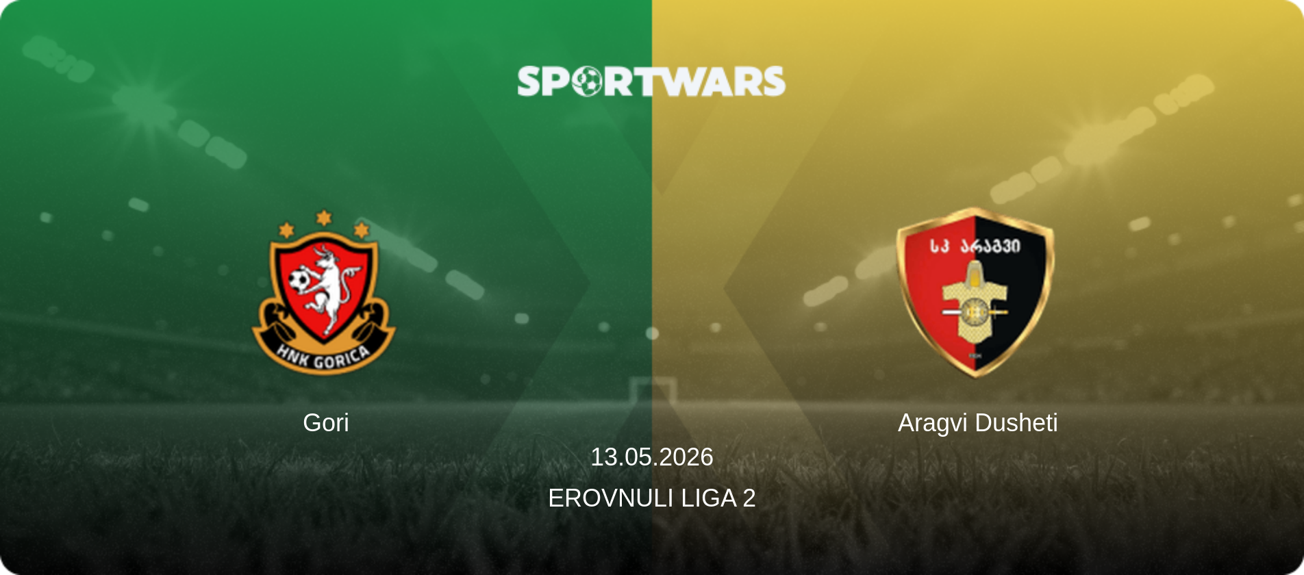 Gori — Aragvi Dusheti, 13.05.2026 — Erovnuli Liga 2 (match preview)