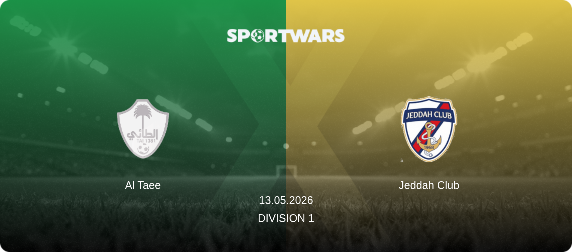Al Taee — Jeddah Club, 13.05.2026 — Division 1 (match preview)