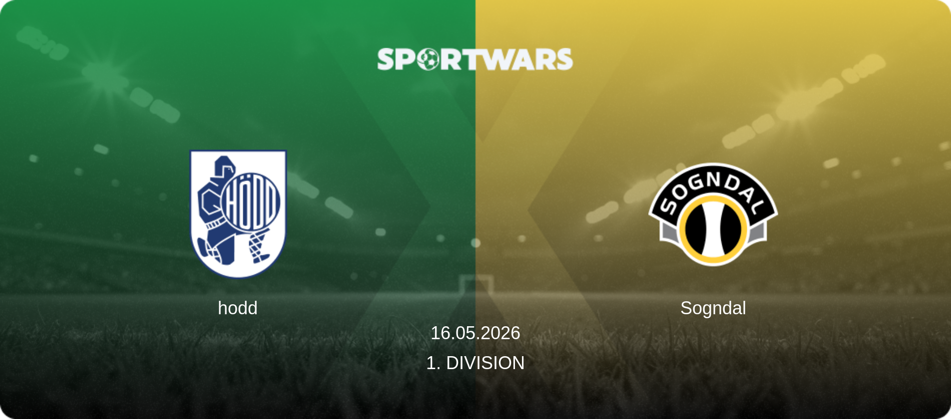hodd — Sogndal, 16.05.2026 — 1. Division (match preview)
