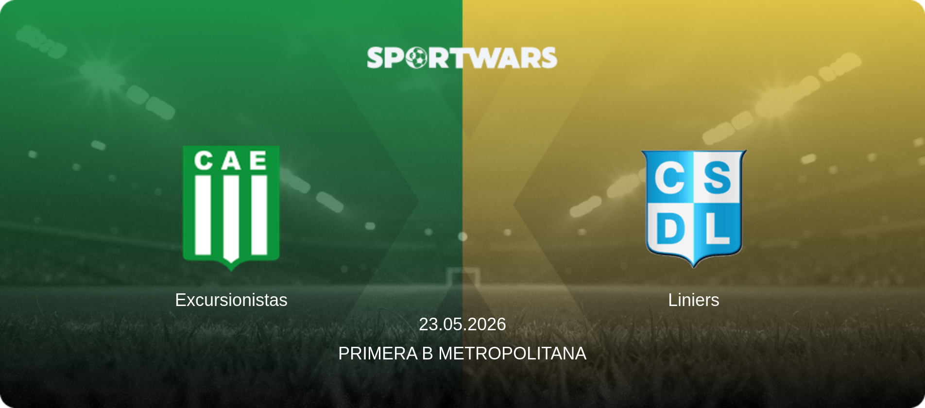 Excursionistas — Liniers, 23.05.2026 — Primera B Metropolitana (match preview)