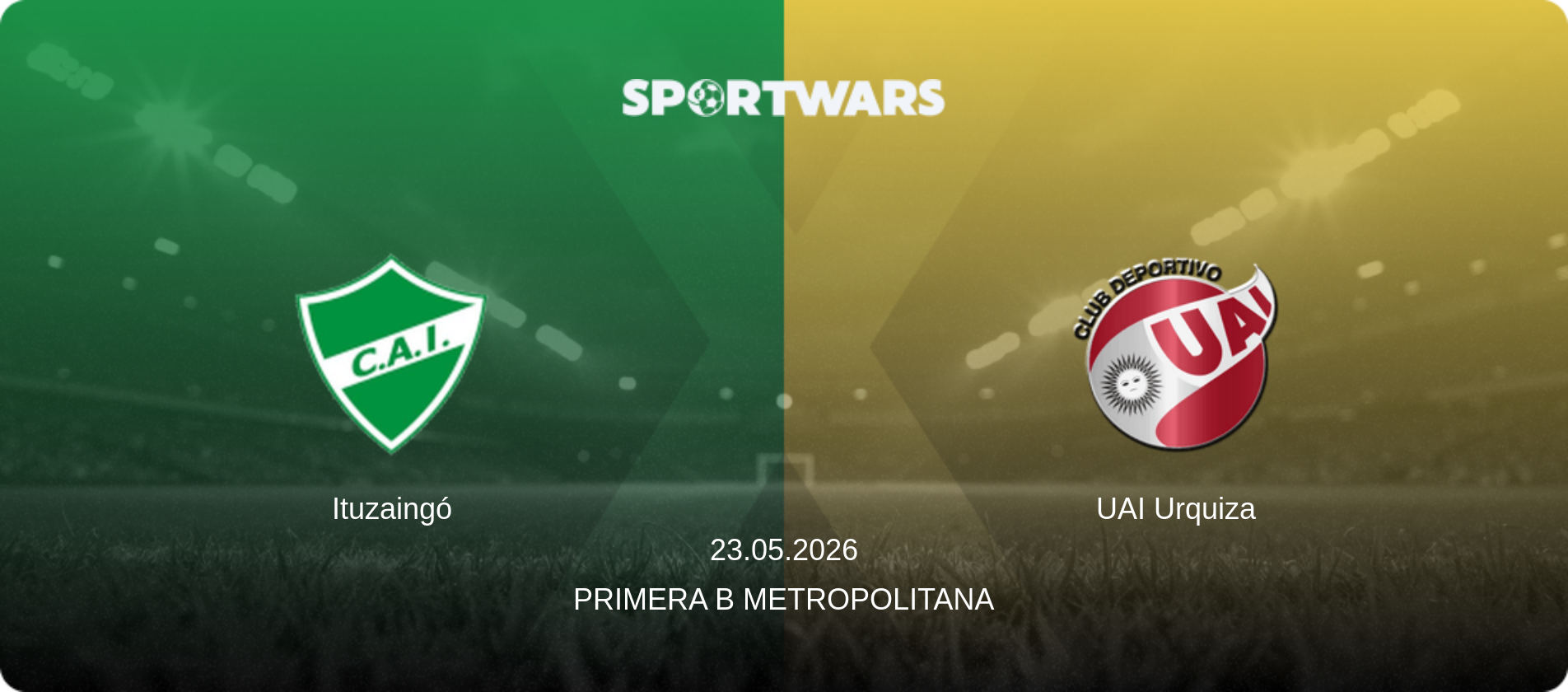Ituzaingó — UAI Urquiza, 23.05.2026 — Primera B Metropolitana (match preview)
