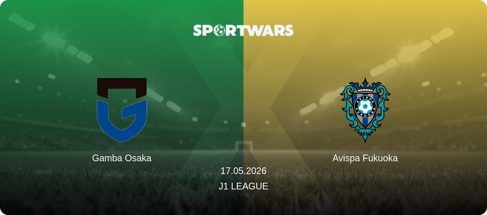 Gamba Osaka — Avispa Fukuoka, 17.05.2026 — J1 League (match preview)