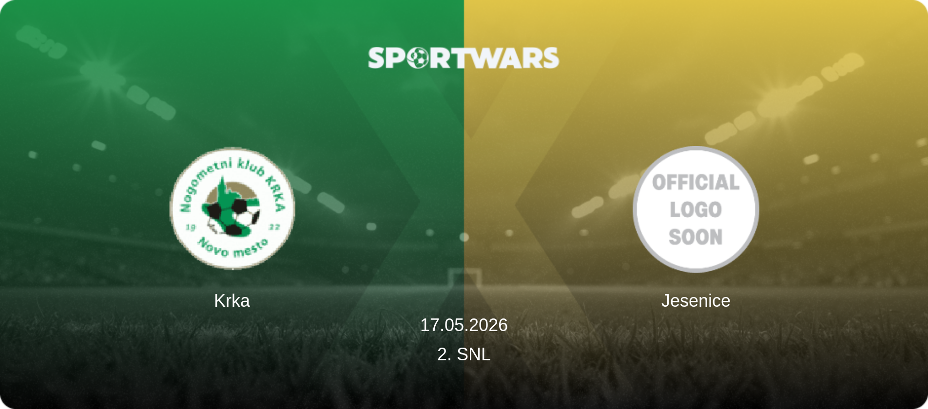 Krka — Jesenice, 17.05.2026 — 2. SNL (match preview)