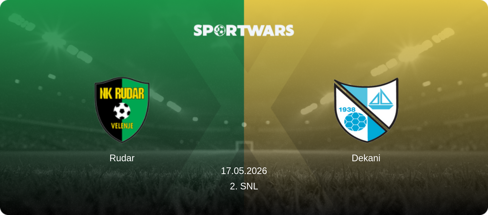 Rudar — Dekani, 17.05.2026 — 2. SNL (match preview)