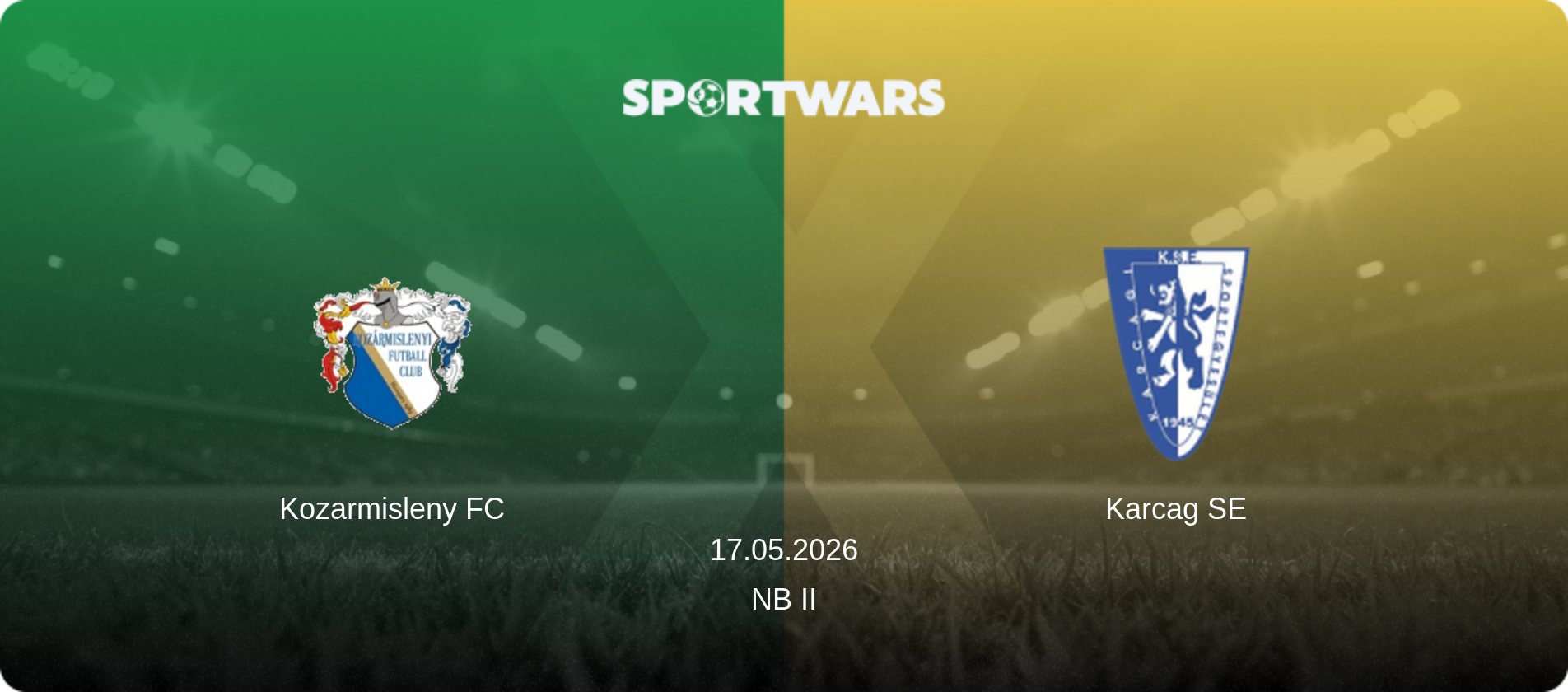 Kozarmisleny FC — Karcag SE, 17.05.2026 — NB II (match preview)