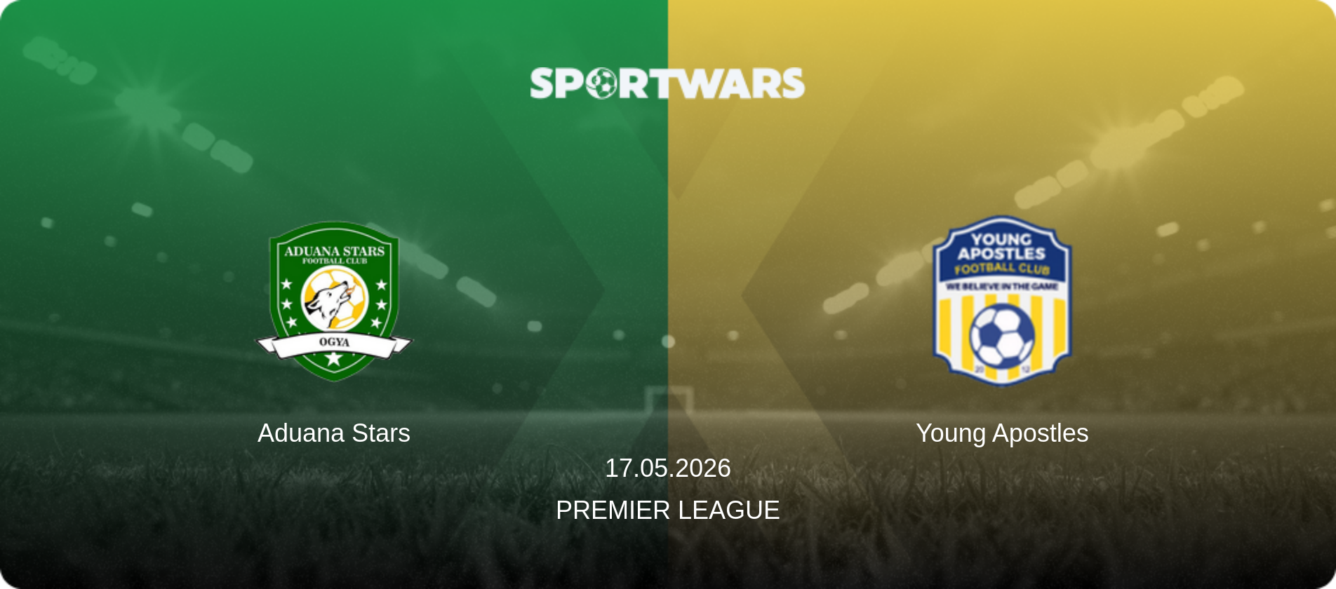 Aduana Stars — Young Apostles, 17.05.2026 — Premier League (match preview)