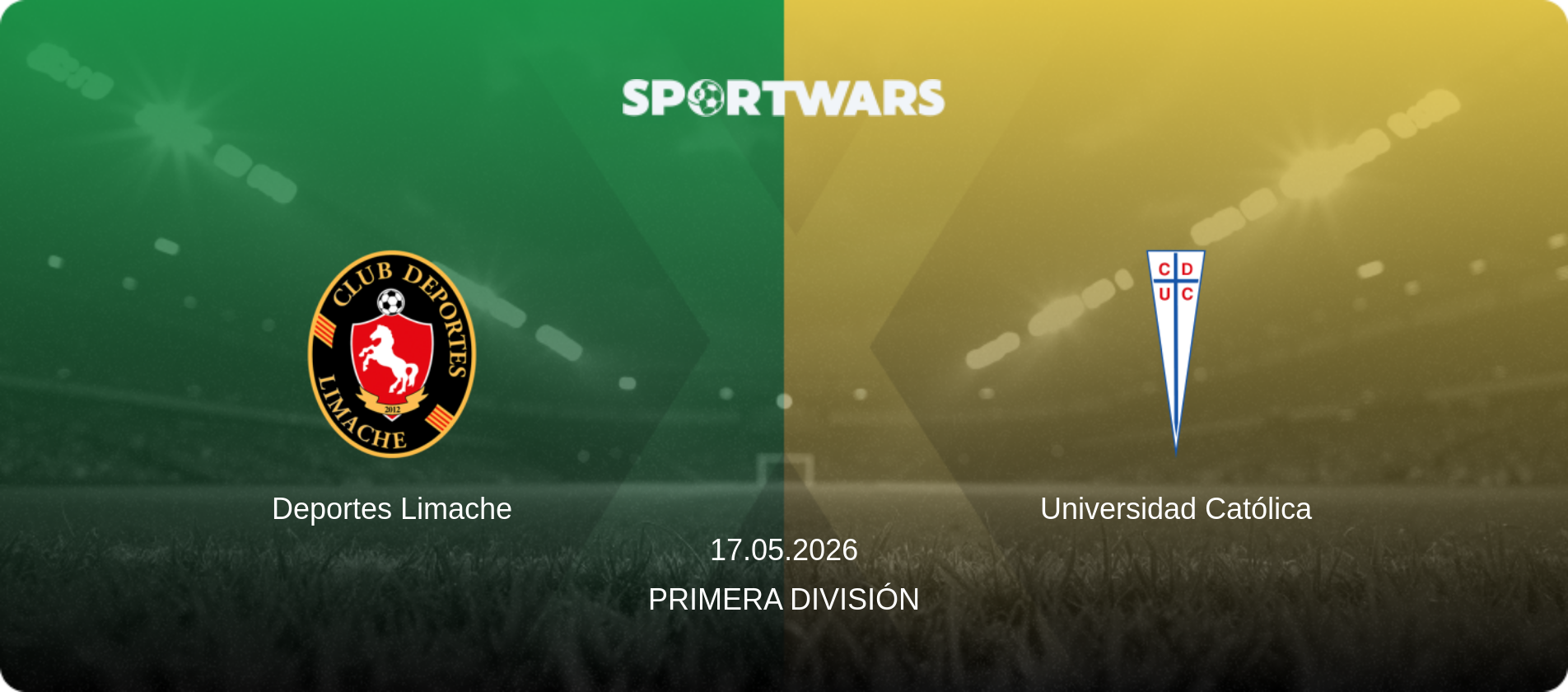 Deportes Limache — Universidad Católica, 17.05.2026 — Primera División (match preview)
