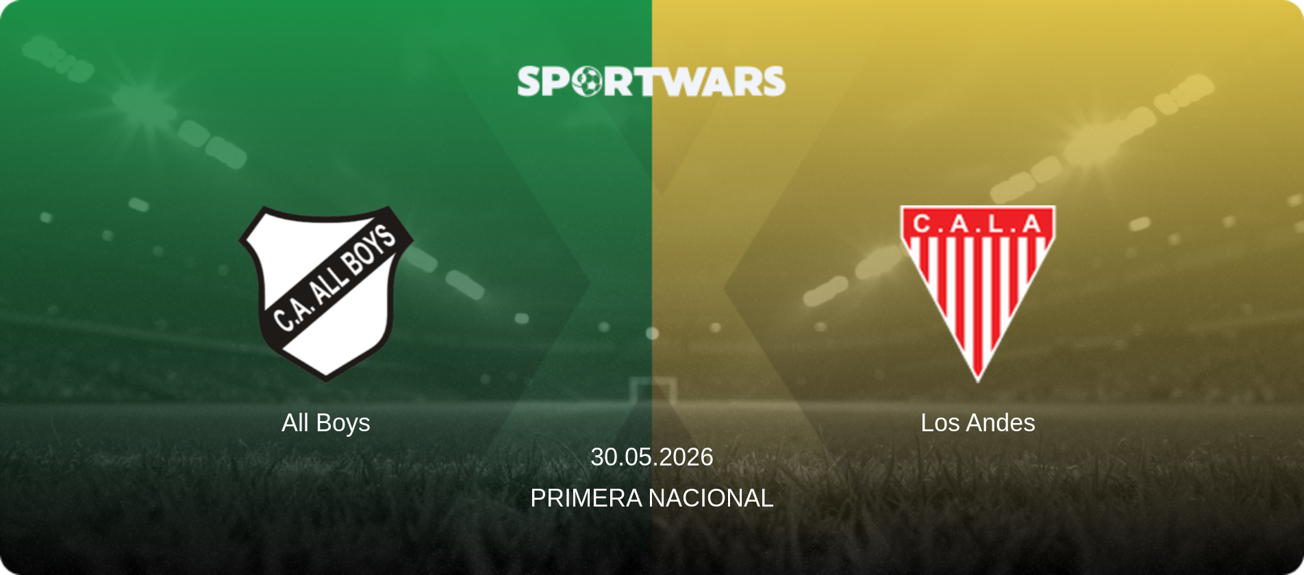 All Boys — Los Andes, 30.05.2026 — Primera Nacional (match preview)