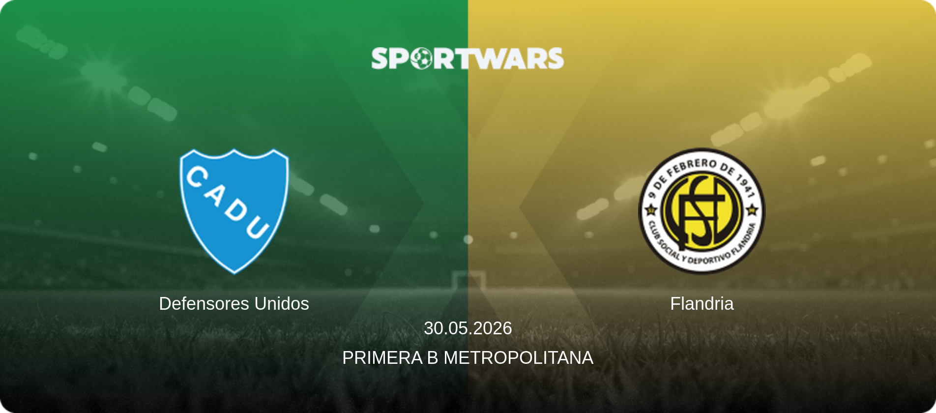 Defensores Unidos — Flandria, 30.05.2026 — Primera B Metropolitana (match preview)