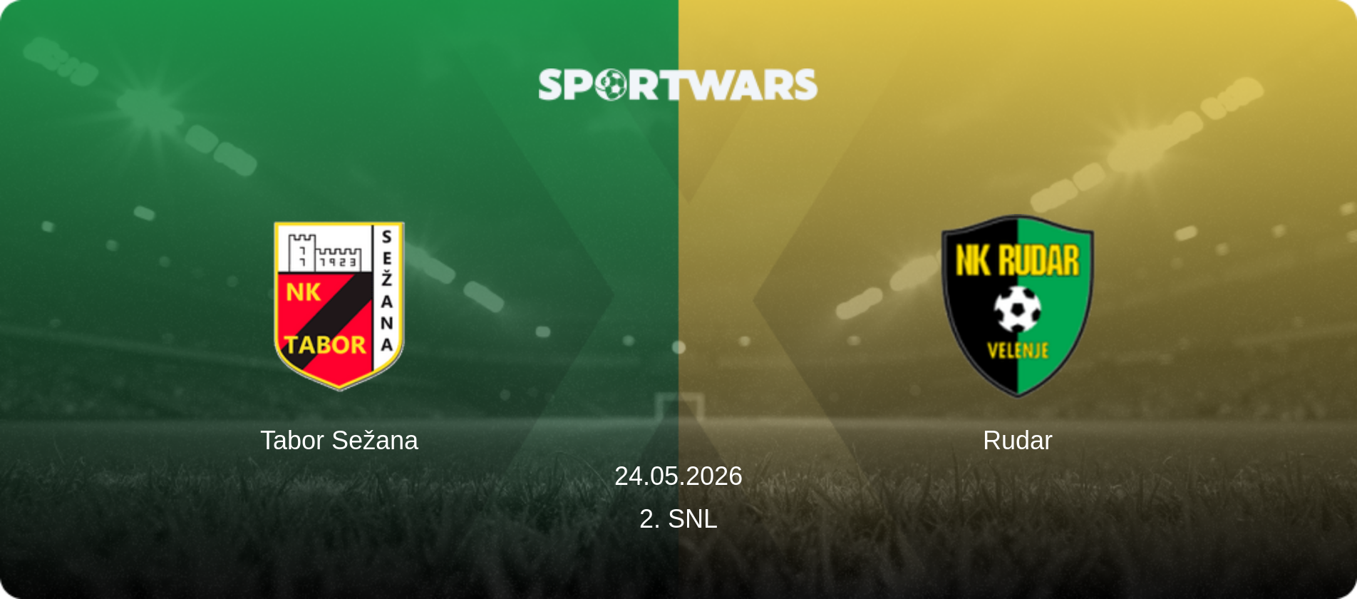 Tabor Sežana — Rudar, 24.05.2026 — 2. SNL (match preview)