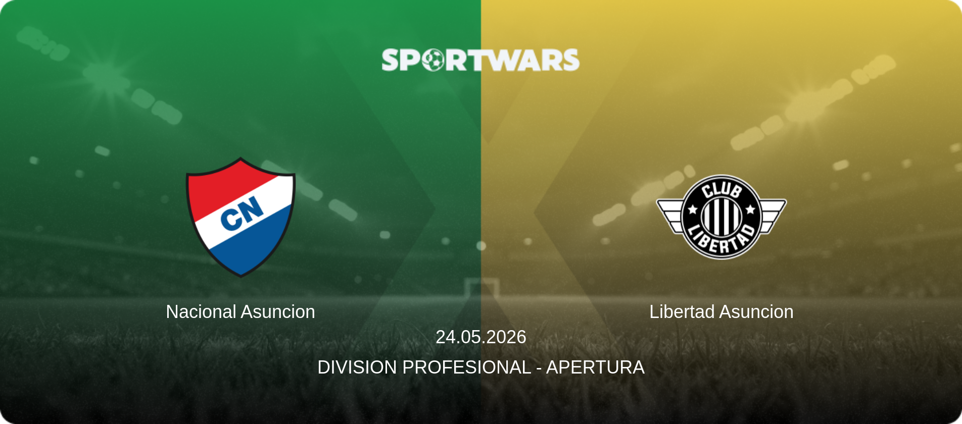 Nacional Asuncion — Libertad Asuncion, 24.05.2026 — Division Profesional - Apertura (match preview)