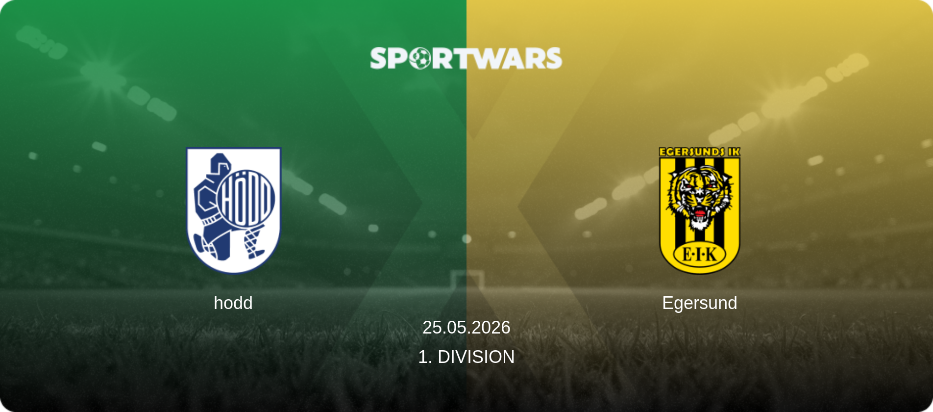 hodd — Egersund, 25.05.2026 — 1. Division (match preview)