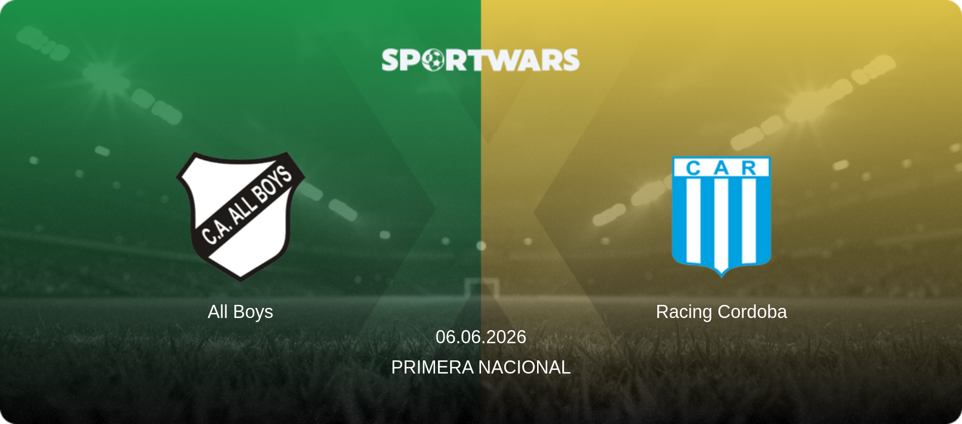 All Boys — Racing Cordoba, 06.06.2026 — Primera Nacional (match preview)