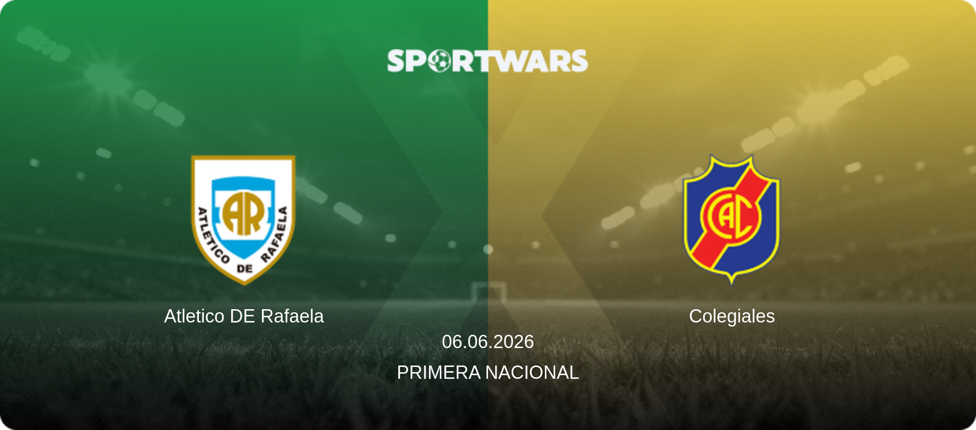 Atletico DE Rafaela — Colegiales, 06.06.2026 — Primera Nacional (match preview)