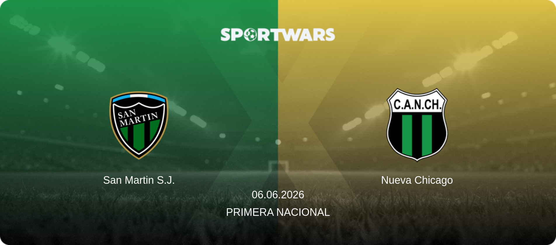San Martin S.J. — Nueva Chicago, 06.06.2026 — Primera Nacional (match preview)