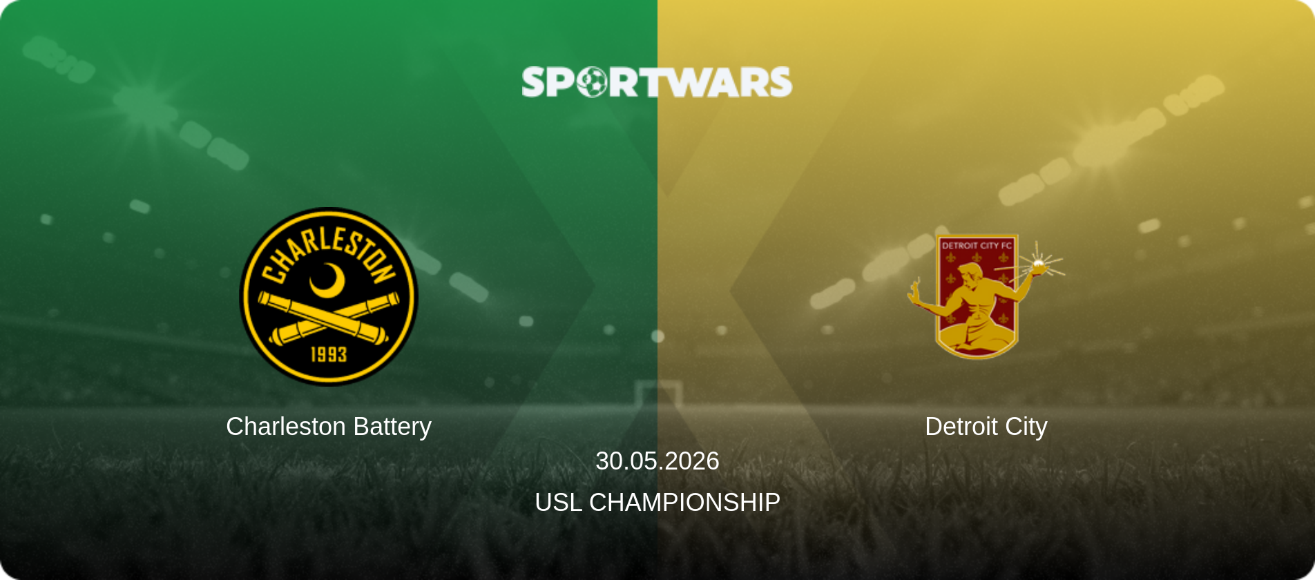 Charleston Battery — Detroit City, 30.05.2026 — USL Championship (match preview)