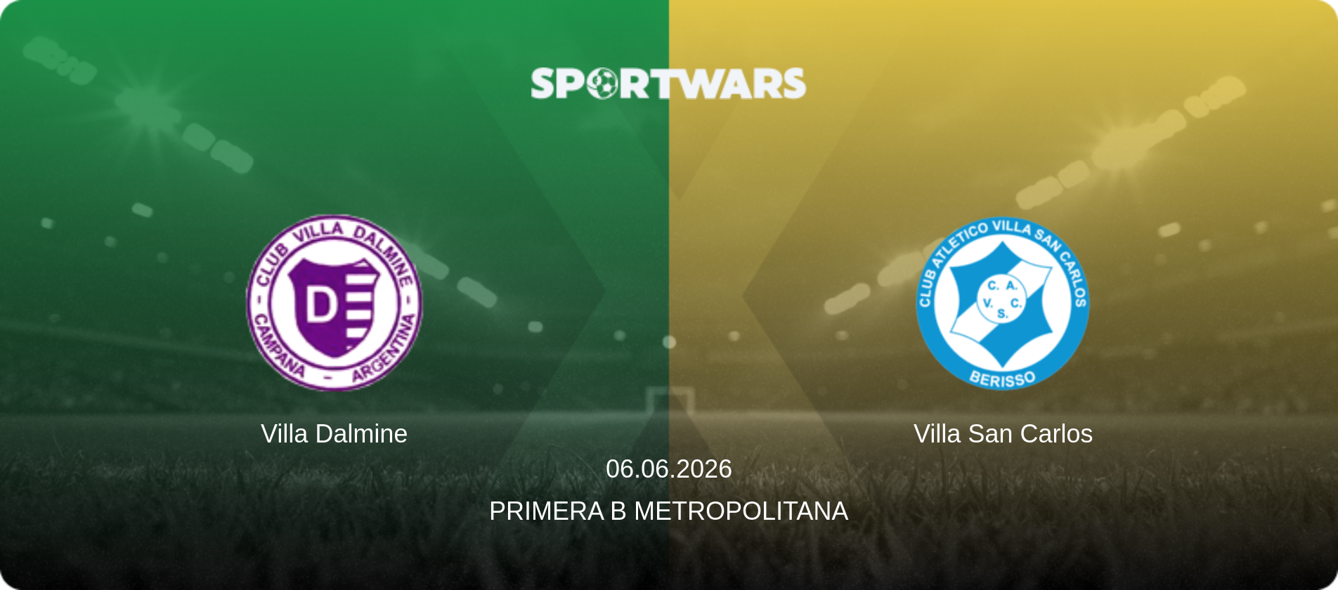 Villa Dalmine — Villa San Carlos, 06.06.2026 — Primera B Metropolitana (match preview)